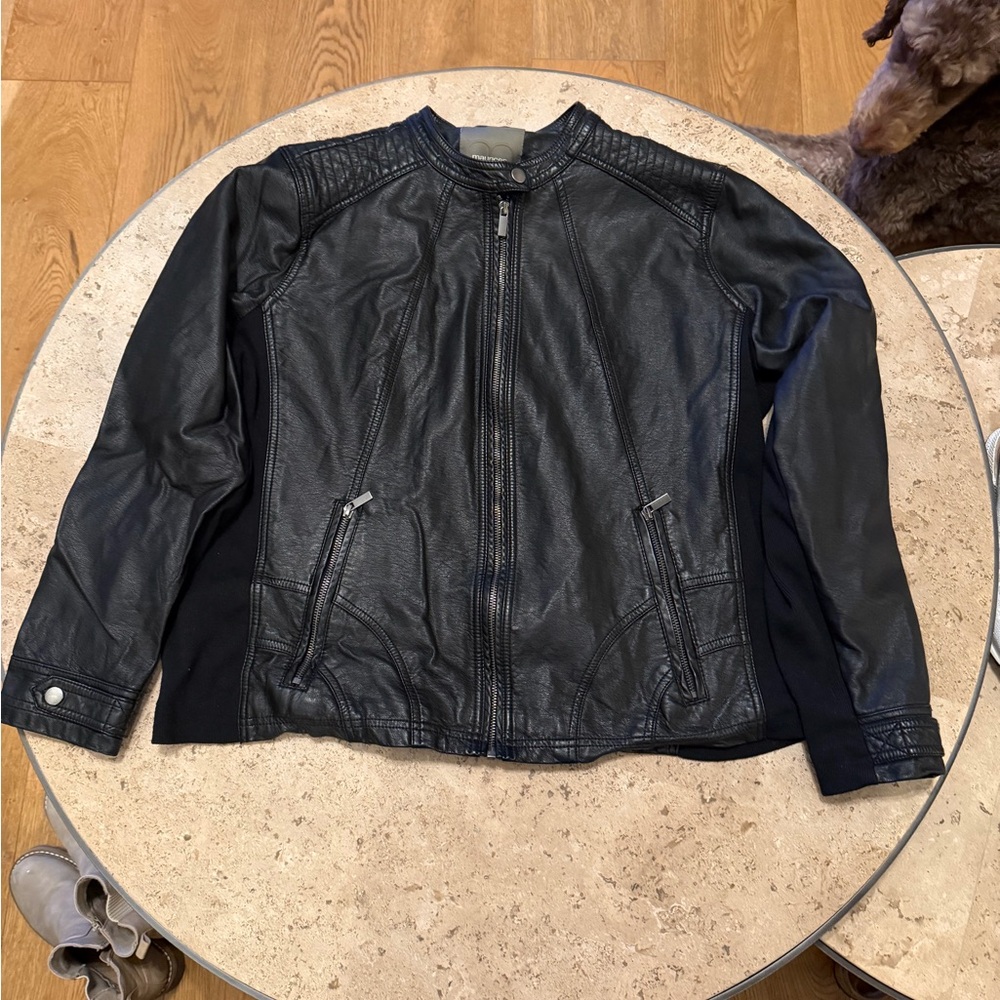 Maurices Black Leather Jacket